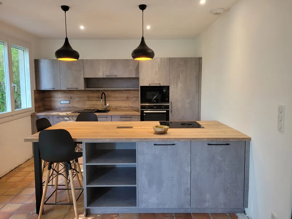 Cuisine sur-mesure réalisée par MH Cuisines — projet 022
