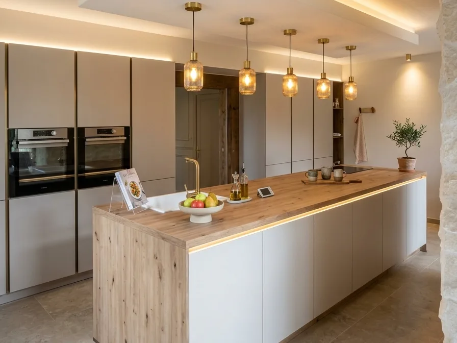 Cuisine sur-mesure réalisée par MH Cuisines — projet 002