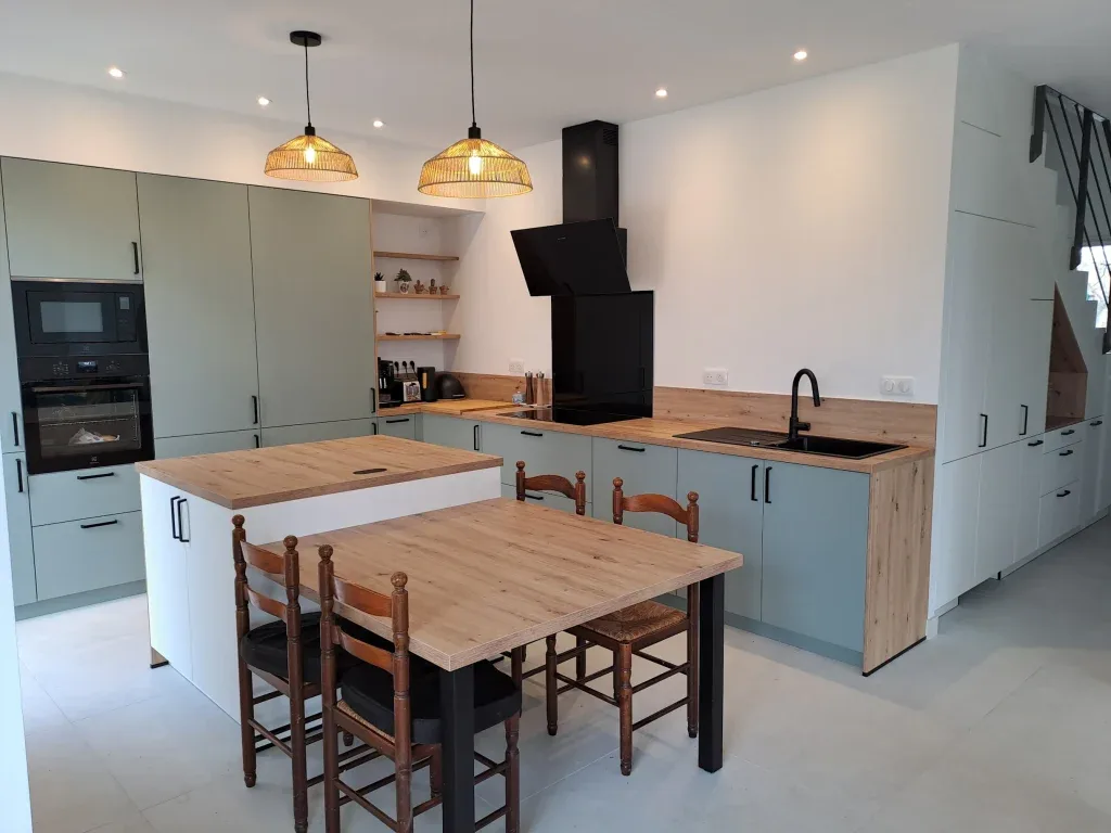 Cuisine sur-mesure réalisée par MH Cuisines — projet 011